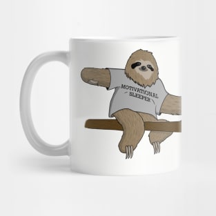 Motivational Sloth Cute & Funny Sloth Pun Mug